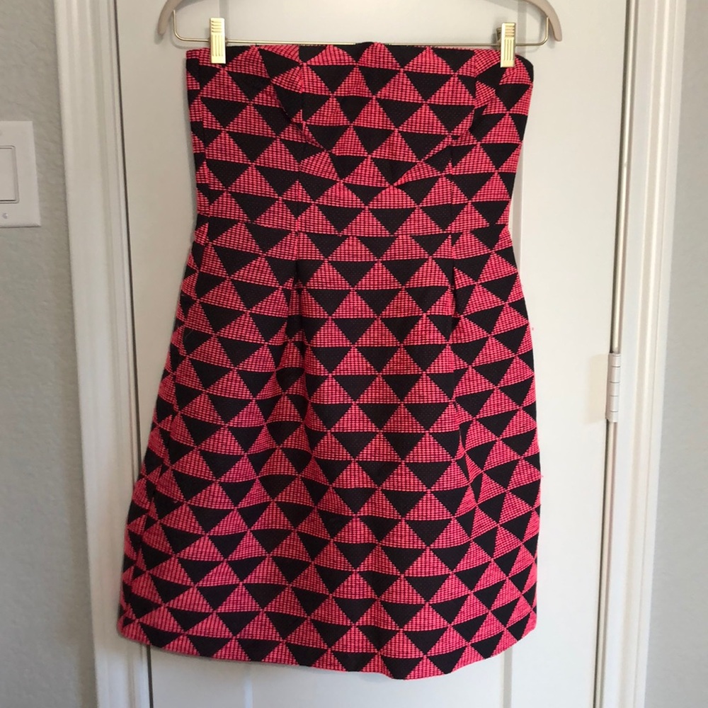 Trina Turk Strapless Cocktail Dress - with Pockets